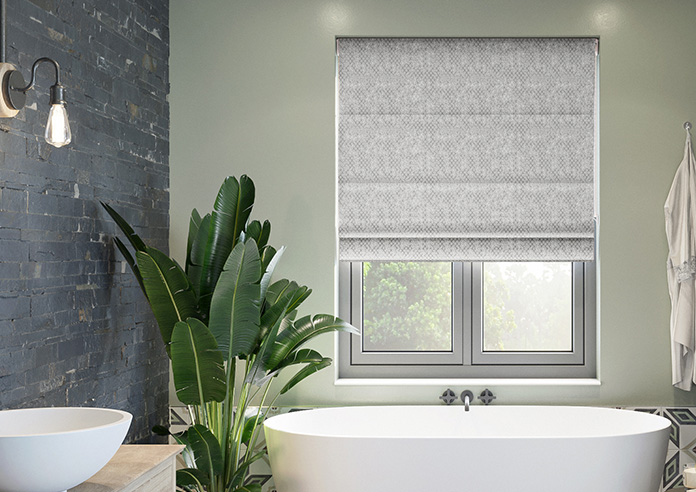 Nerida, Pebble - Twist&Fit Roman Blind - Image 3